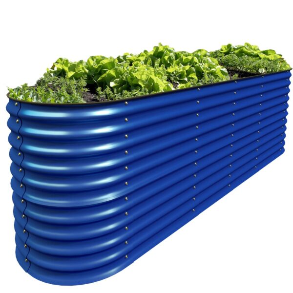 32" Tall, 12-in-1 Galvanized Garden Beds - Ollegardens