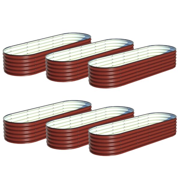 Bundle of 6 |  17" Tall, 12-in-1 Olle Gardens Raised Beds